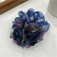 Gifty-Floral Hair Tie Elegant Bow Scrunchie Summer Mesh
