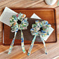 Gifty - Sweet Floral Print Fabric Ponytail Scrunchie