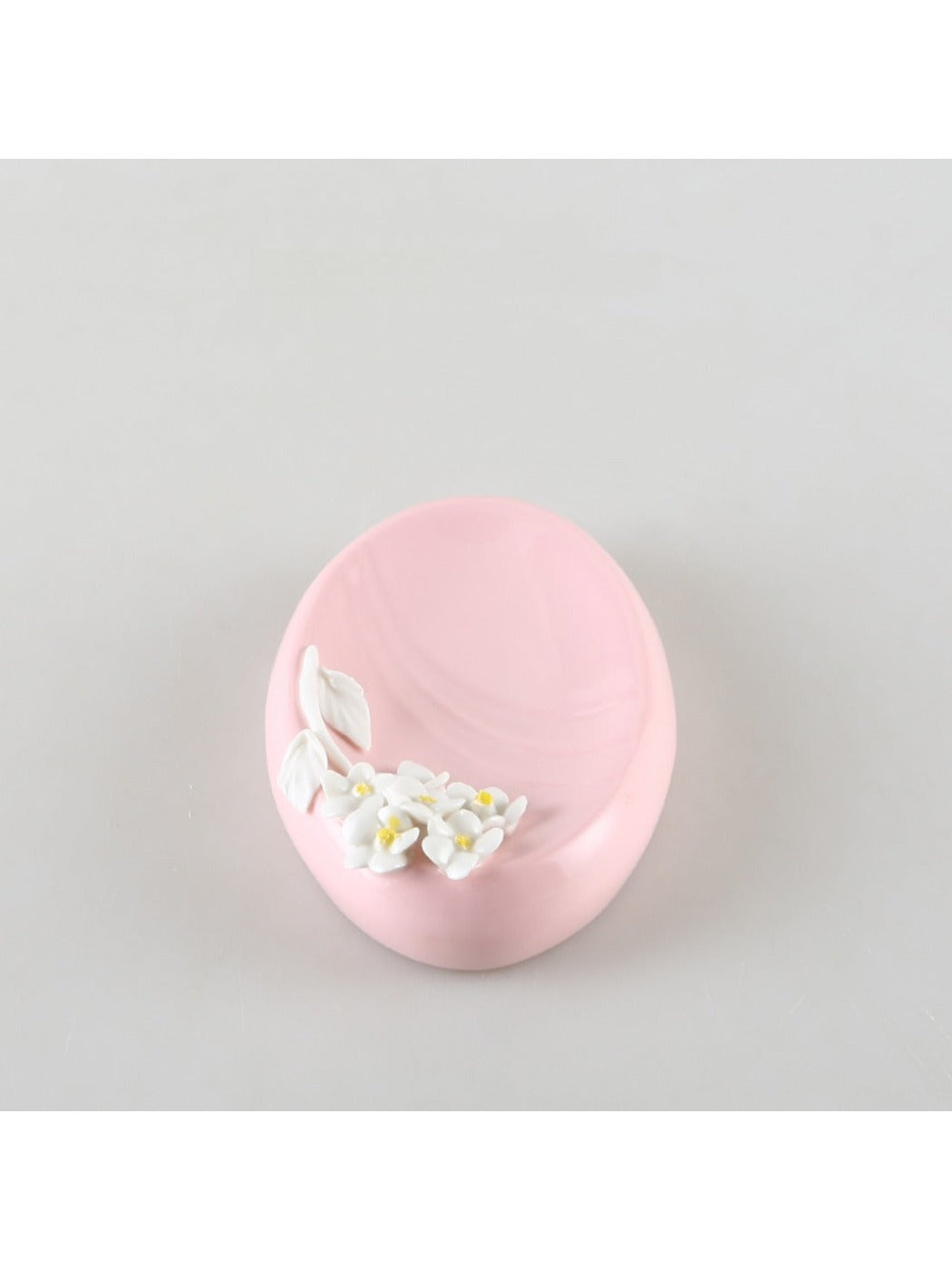 Rowa - Flower-Shaped Oval Ceramic Soap Dish – Elegant and Functional