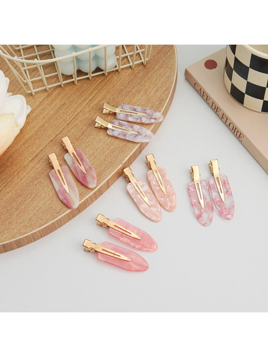 Beau - Elegant Pink Straight Hair Clip