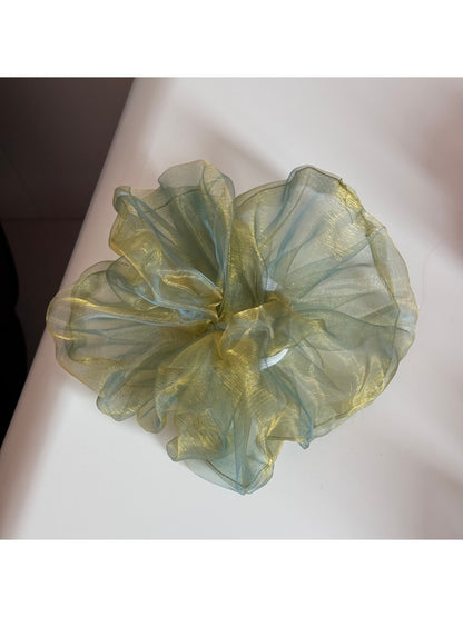 Gifty - Irregular Sheer Gathered Scrunchie