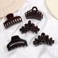 Beau - Glossy Floral Petal Design Hair Claw Clip