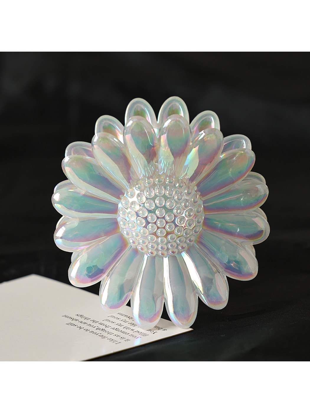 Beau - Flower Shaped Decorative Plastic Alloy Claw Clip