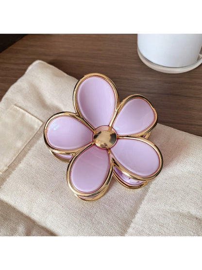 Beau - Five Petal Flower Hair Claw Clip