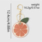 Keypus - Cute Faux Leather Fruit Key Ring Keychain