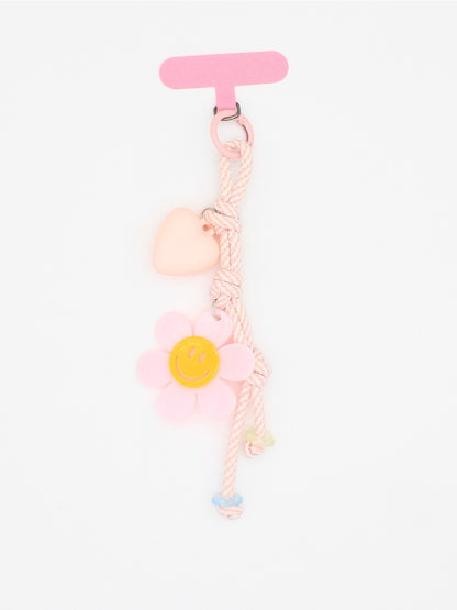 Keypus - Sunflower Smiley-Shaped Keychain