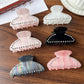Beau - Glossy Geometric Acetate Fiber Hair Claw Clip