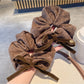 Gifty - Velvet Bow Voluminous Scrunchie