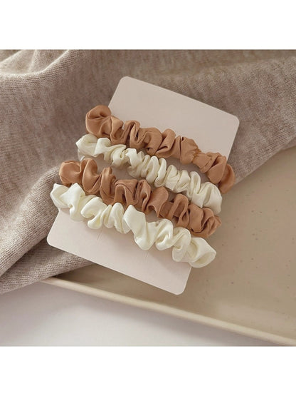Gifty - 4 Pack Solid Color Hair Ties