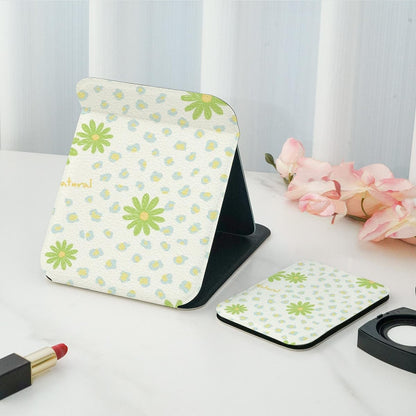Mirroray - Daisy floral pattern Compact Mirror
