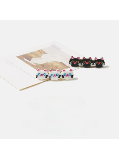 Beau - Cute Cartoon Cat Shaped Hair Clips