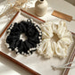 Gifty - Beaded Edge Polyester Scrunchie
