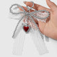 Keypus - Y2K Lace Bow Heart Cross Keychain