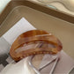 Beau - Retro Semi Circular Acetate Hair Clip