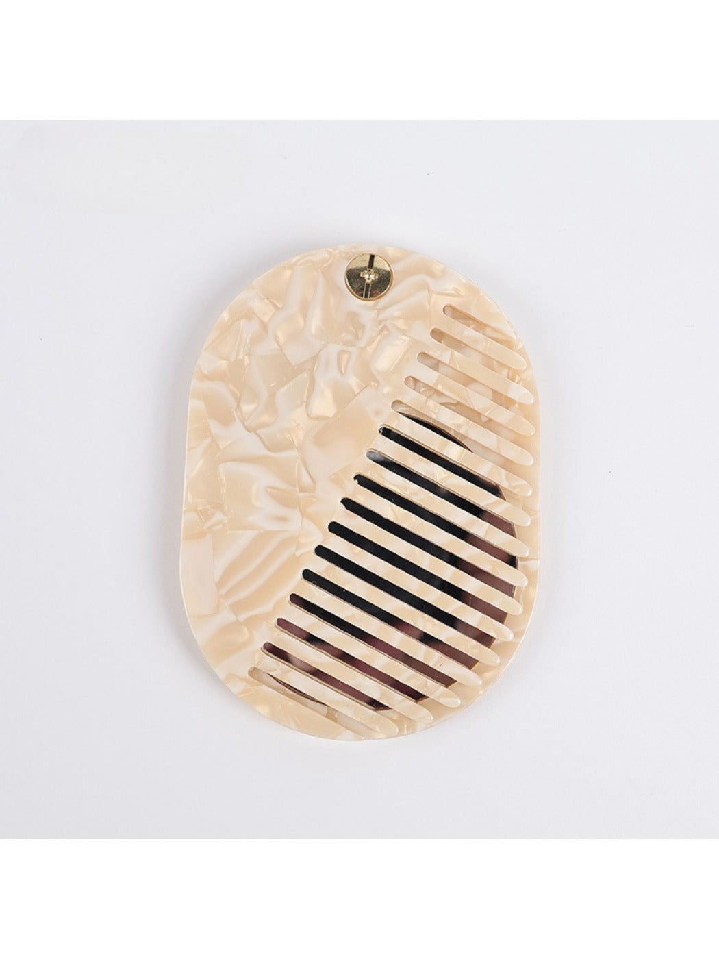 Camerow - Mirror Comb with Stylish Leopard Print