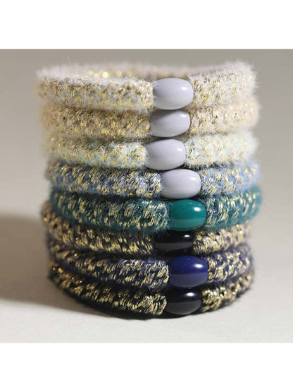 Gifty - Simple Colorful Thick Hair Ties