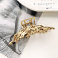Beau - Cool Toned Geometric Line Elegant Claw Clip