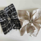Gifty - Plaid Square Scarf Style Hair Scrunchie