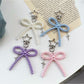 Keypus - Beaded Bow Star Detail Decorative Keychain