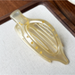 Beau - Large Bow Ring Detail Geometric PC Claw Clip