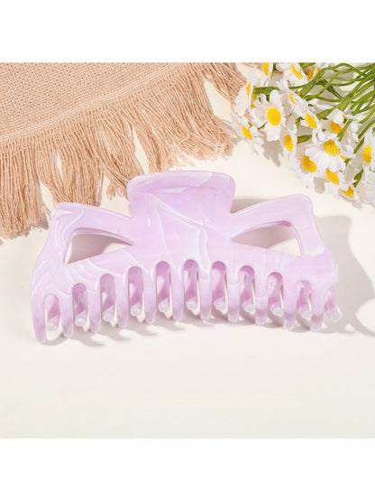 Beau - Elegant Marble-Patterned Shark Hairpin