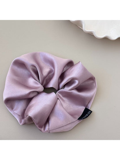 Gifty - Spring Solid Color Satin Scrunchie