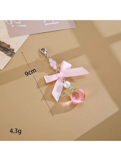 Keypus - Sweet Bow Charm Bag Hanging Decorative Keychain