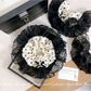 Gifty - Bowknot Wave Point Lace Hair Circle