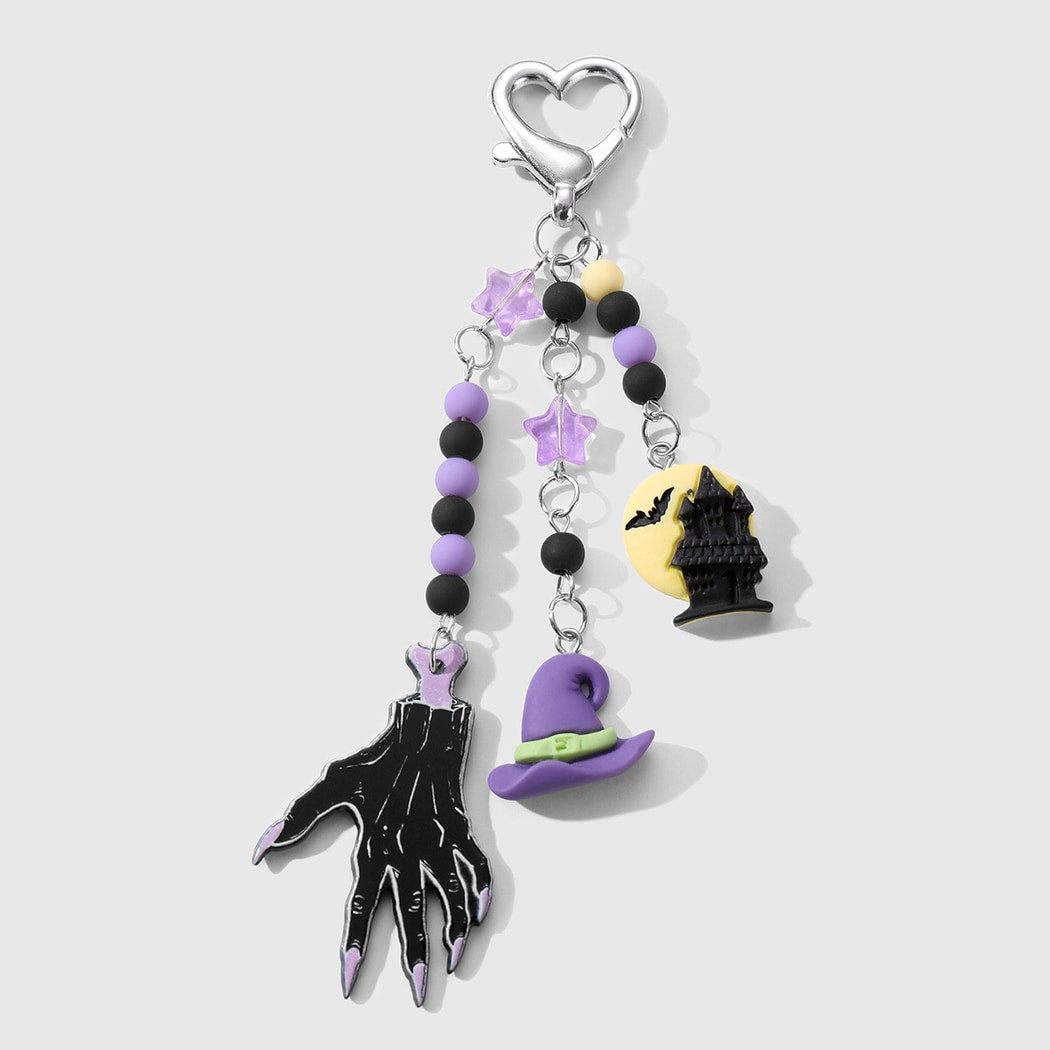 Keypus - Halloween Black Palm Pendant Keychain