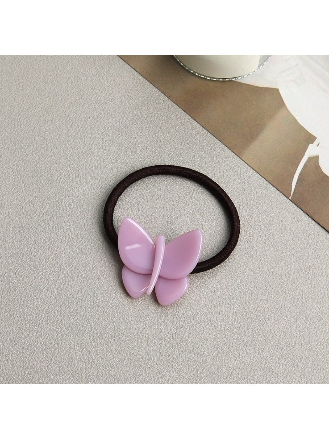 Gifty - Solid Colored Butterfly Hair Tie