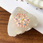 Beau - Modern Simple Flower Accent Claw Clip