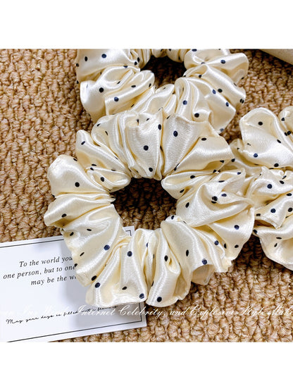 Gifty - Beaux Polka Dot White Hair Ring