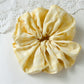 Gifty - Double Sided Pink Yellow Striped Scrunchies
