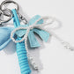 Keypus - Embroidered Bow Cherry Design Keychain