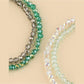 Lovra bracelet worn on wrist featuring layered colorful beads and gold elements