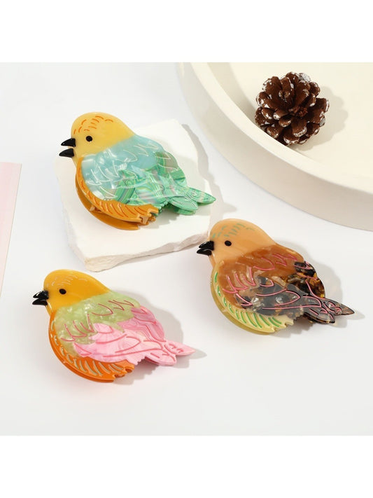 Beau - Bird Shaped Acetate Hair Clip