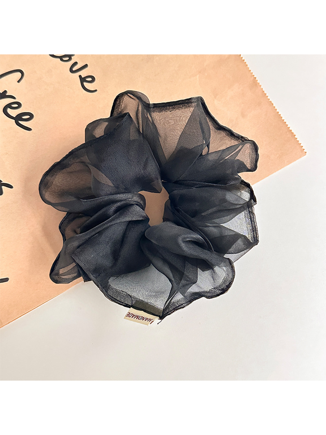 Gifty - Simple Organza Style Solid Color Scrunchie