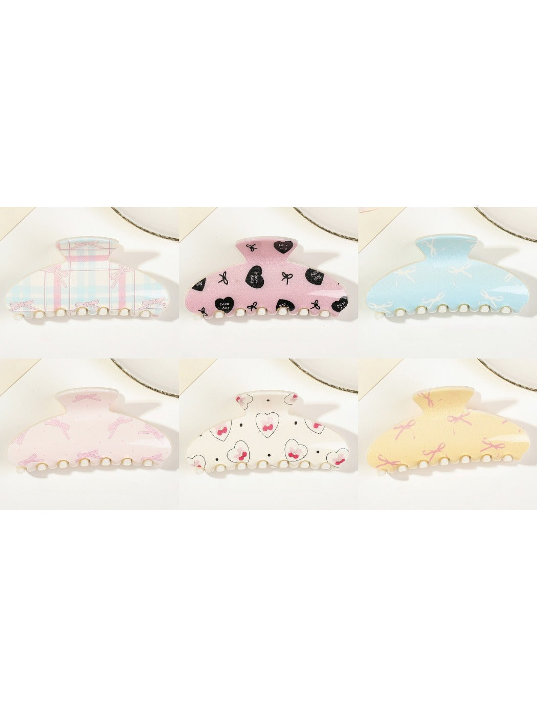 Beau - Bow Embellished Hair Claw Clip