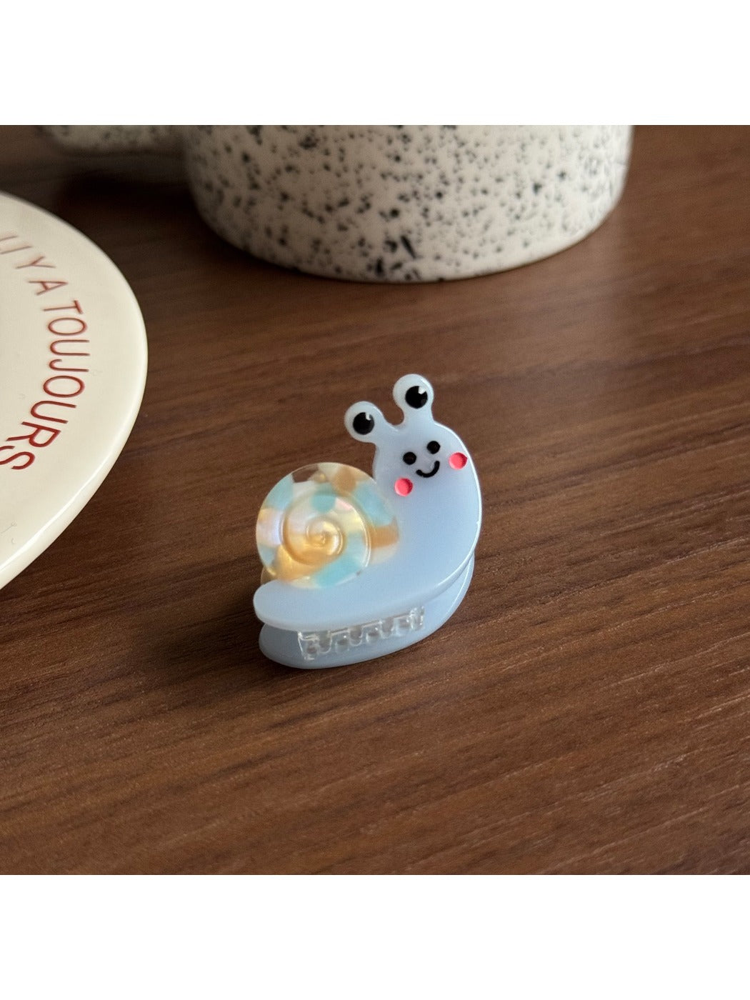 Beau - Cute Snail Shape Acetate Claw Hair Clip