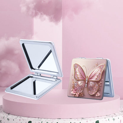 Mirroray - Butterfly Pattern Foldable Compact Mirror