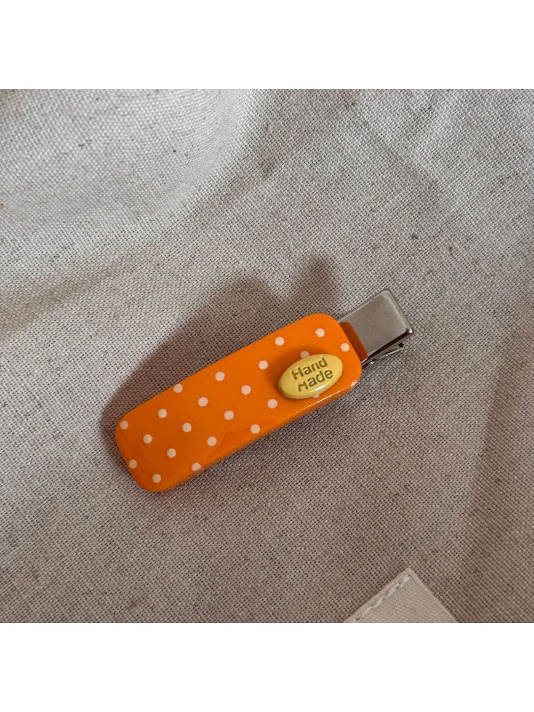 Beau - Polka Dot Acrylic Side Section Hair Clip