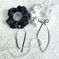 Gifty - Polka Dot Bow Ribbon Polyester Scrunchie
