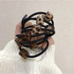 Gifty - Leopard Print Square Hair Ties
