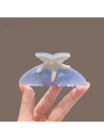 Beau - Glossy Ocean Style Sea Star Claw Clip