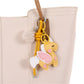 Keypus - Color-Blocked Unicorn-Shaped Charm Keychain