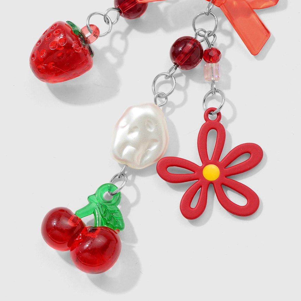 Keypus - Y2K Style Cute Fruit Charm Keychain