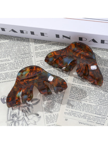 Beau - Medium Vintage Ombré Triangular Claw Clip