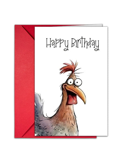 Carduria - Watercolor Animal Birthday Card