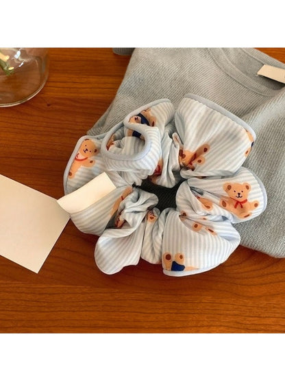 Gifty - Cute Bear Print Scrunchie