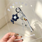 Keypus - PVC Flower Charm Woven Cord Bag Keychain